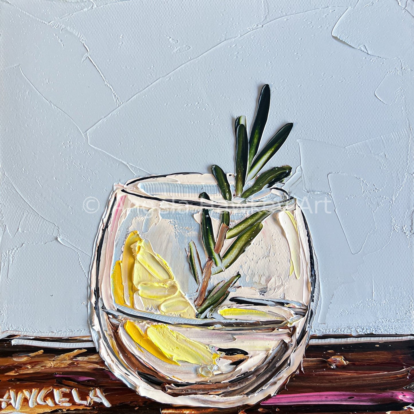 Gin On Blue