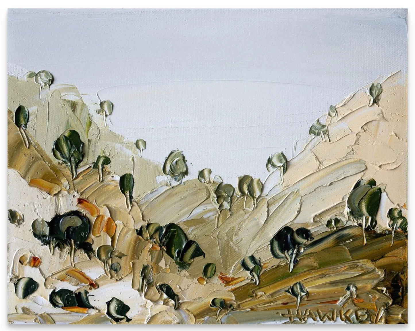 All The Greens - Fine Art Print - Gold Coast Gallery Of ArtAngela Hawkey