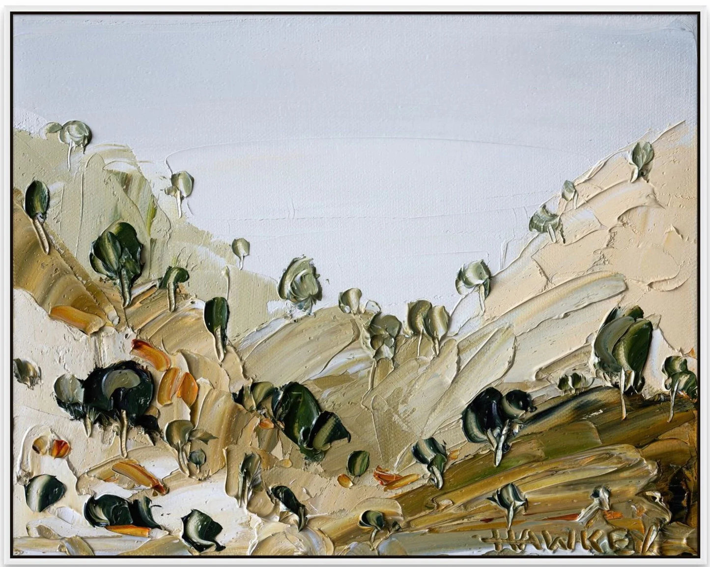 All The Greens - Fine Art Print - Gold Coast Gallery Of ArtAngela Hawkey