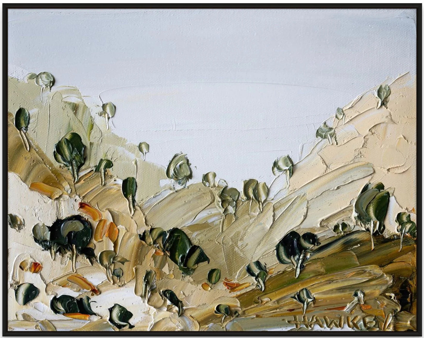 All The Greens - Fine Art Print - Gold Coast Gallery Of ArtAngela Hawkey