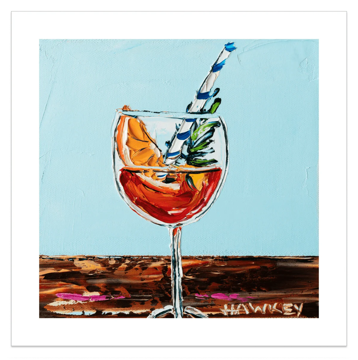 Aperol Spritz 10 - Fine Art Print - Gold Coast Gallery Of ArtAngela Hawkey