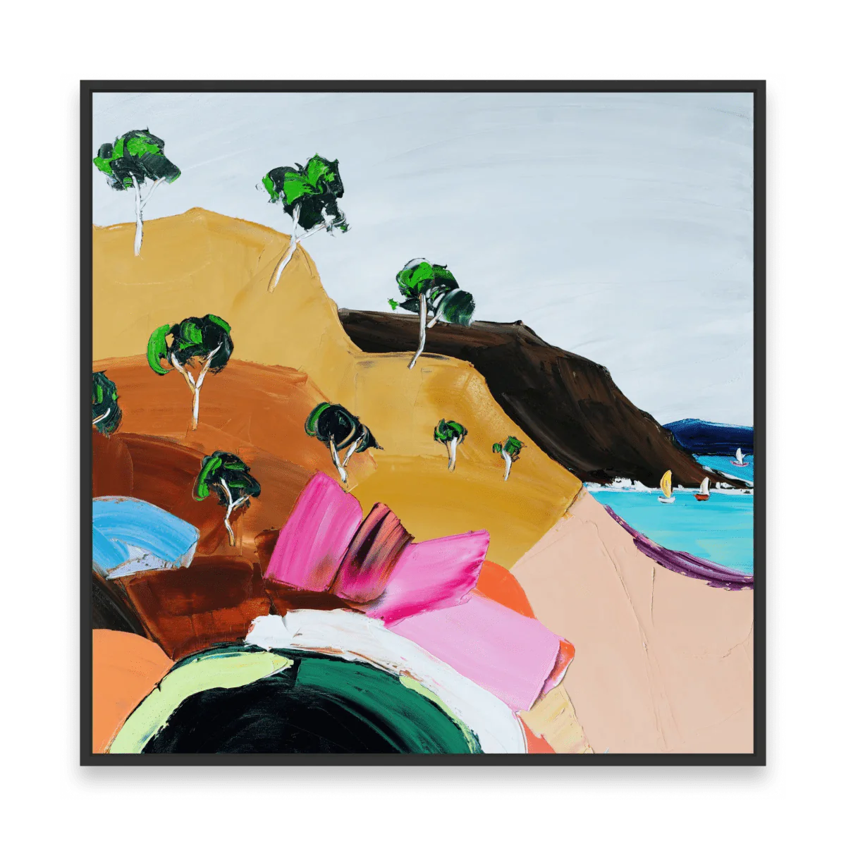 Around The Bay 2 - Fine Art Print - Gold Coast Gallery Of ArtAngela Hawkey