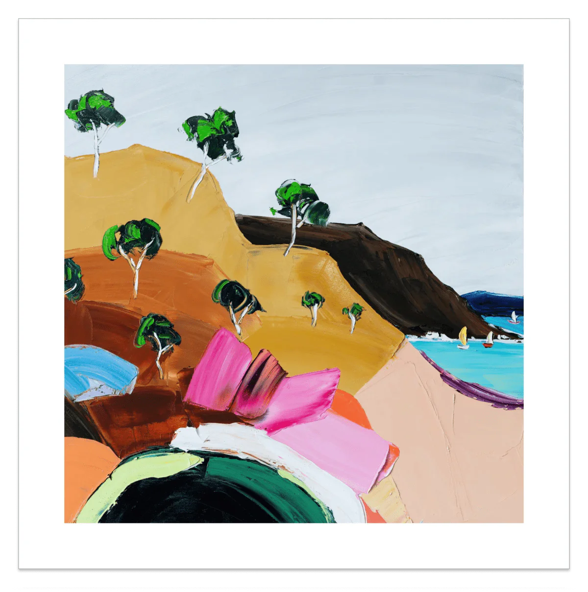 Around The Bay 2 - Fine Art Print - Gold Coast Gallery Of ArtAngela Hawkey