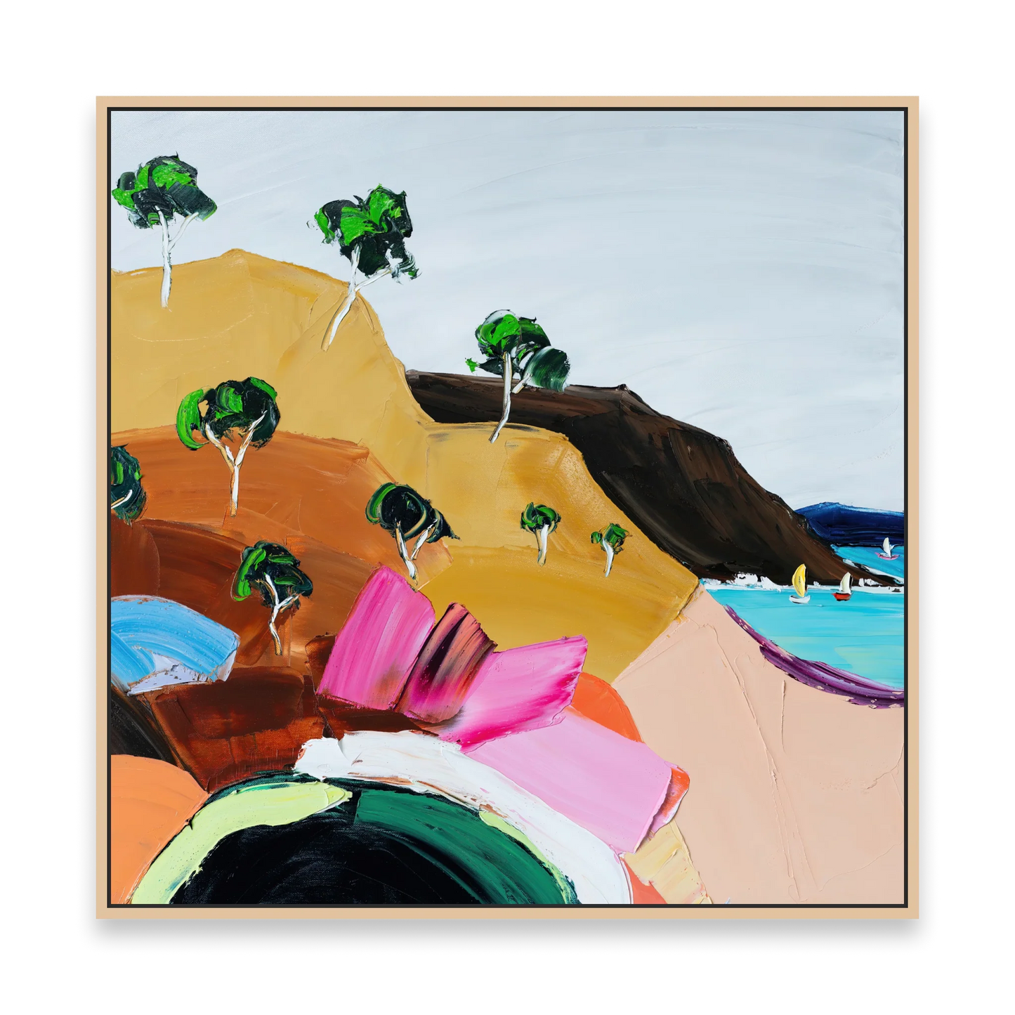Around The Bay 2 - Fine Art Print - Gold Coast Gallery Of ArtAngela Hawkey