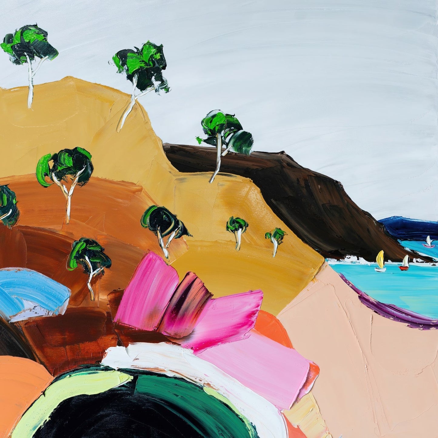 Around The Bay 2 - Fine Art Print - Gold Coast Gallery Of ArtAngela Hawkey
