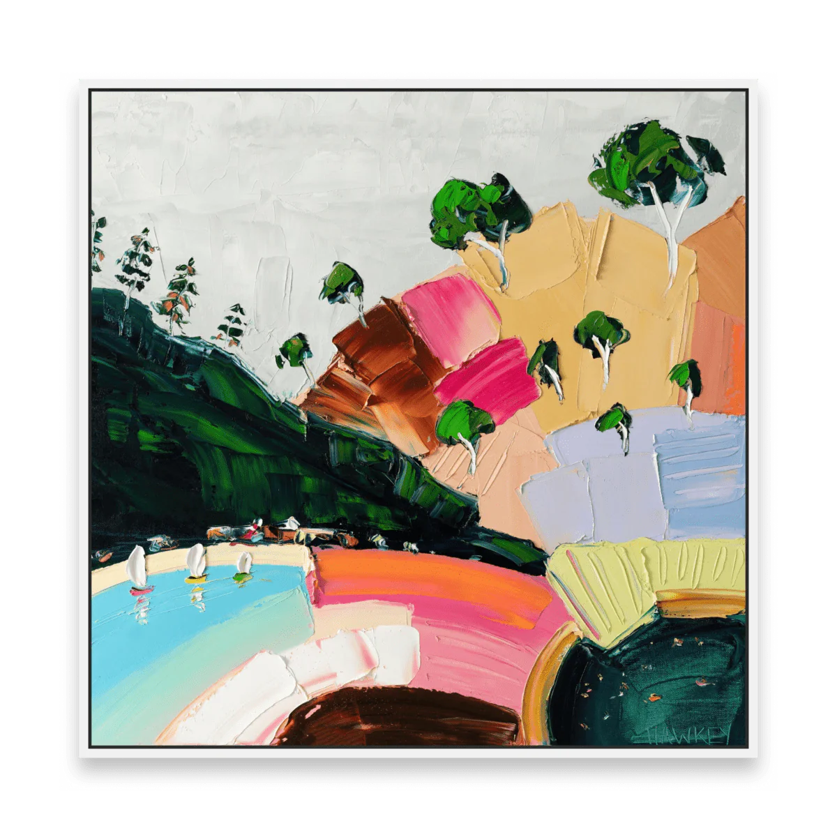 By The Bay - Fine Art Print - Gold Coast Gallery Of ArtAngela Hawkey