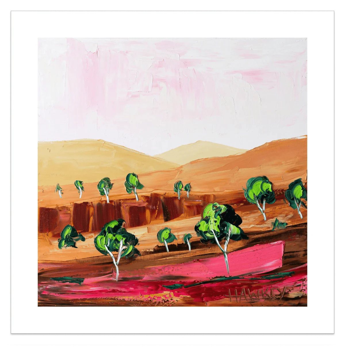 Desert Air 2 - Fine Art Print - Gold Coast Gallery Of ArtAngela Hawkey