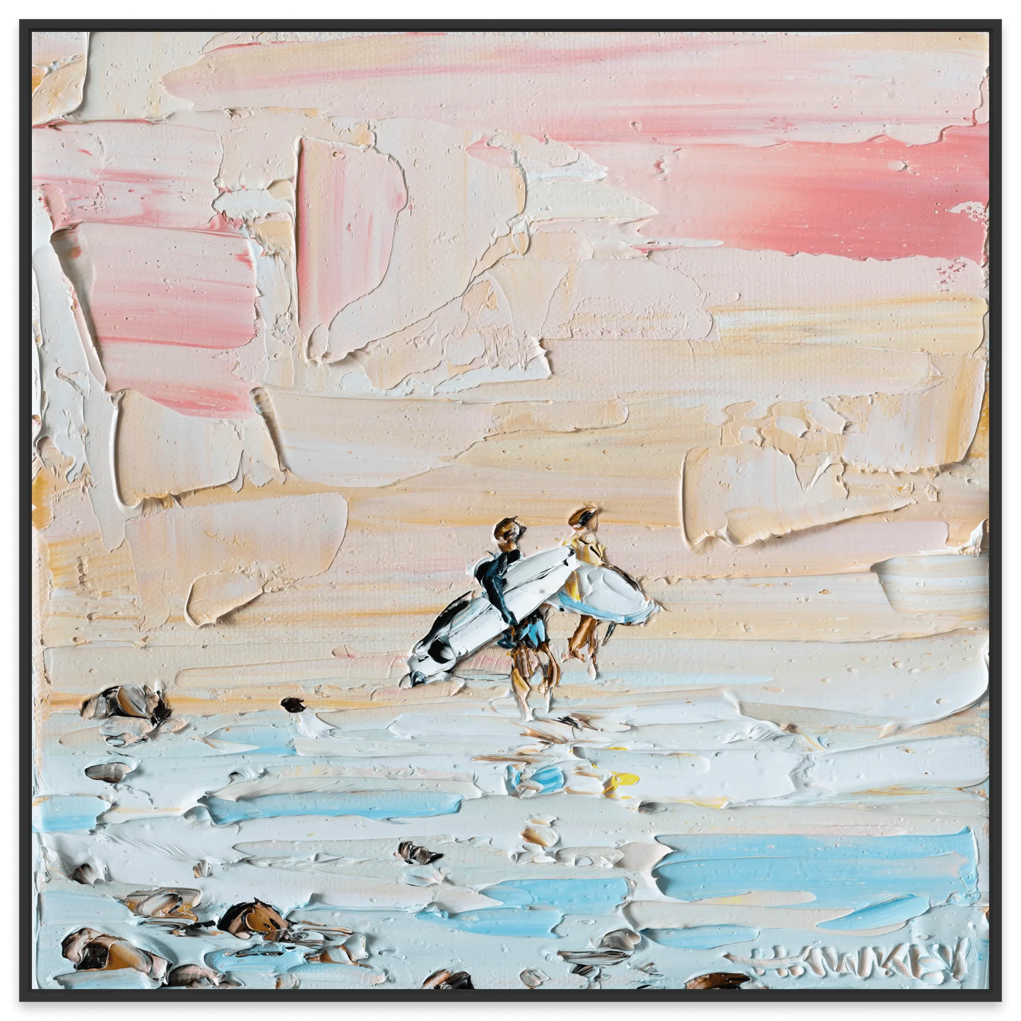 First Dip - Fine Art Print - Gold Coast Gallery Of ArtAngela Hawkey