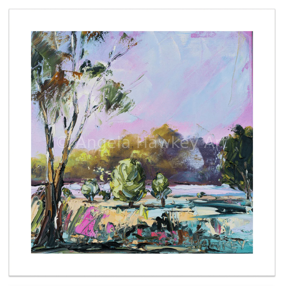 Magenta Mist - Fine Art Print - Gold Coast Gallery Of ArtAngela Hawkey