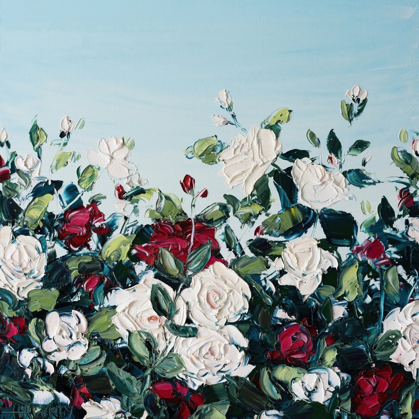 Mum's Roses - Fine Art Print - Gold Coast Gallery Of ArtAngela Hawkey