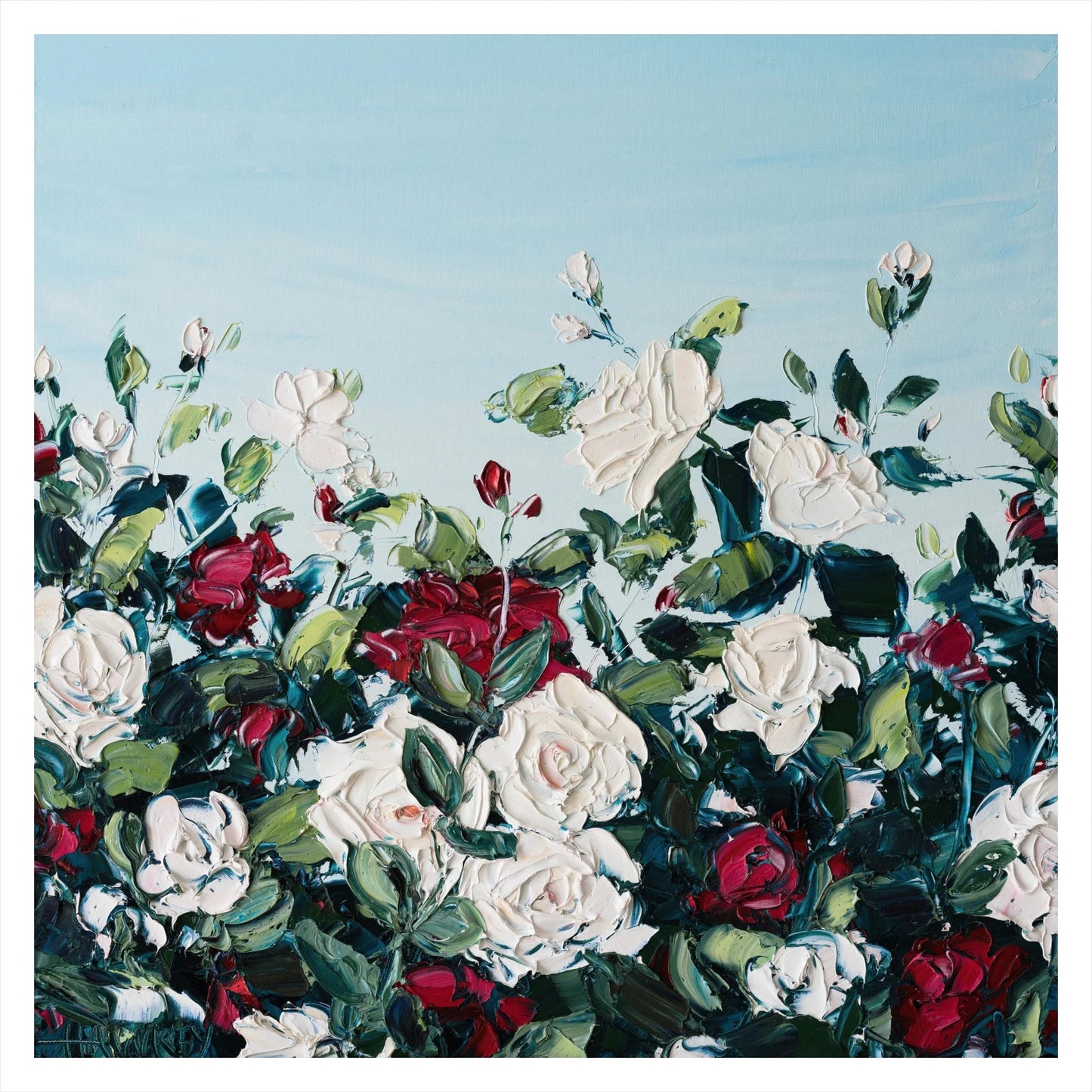 Mum's Roses - Fine Art Print - Gold Coast Gallery Of ArtAngela Hawkey