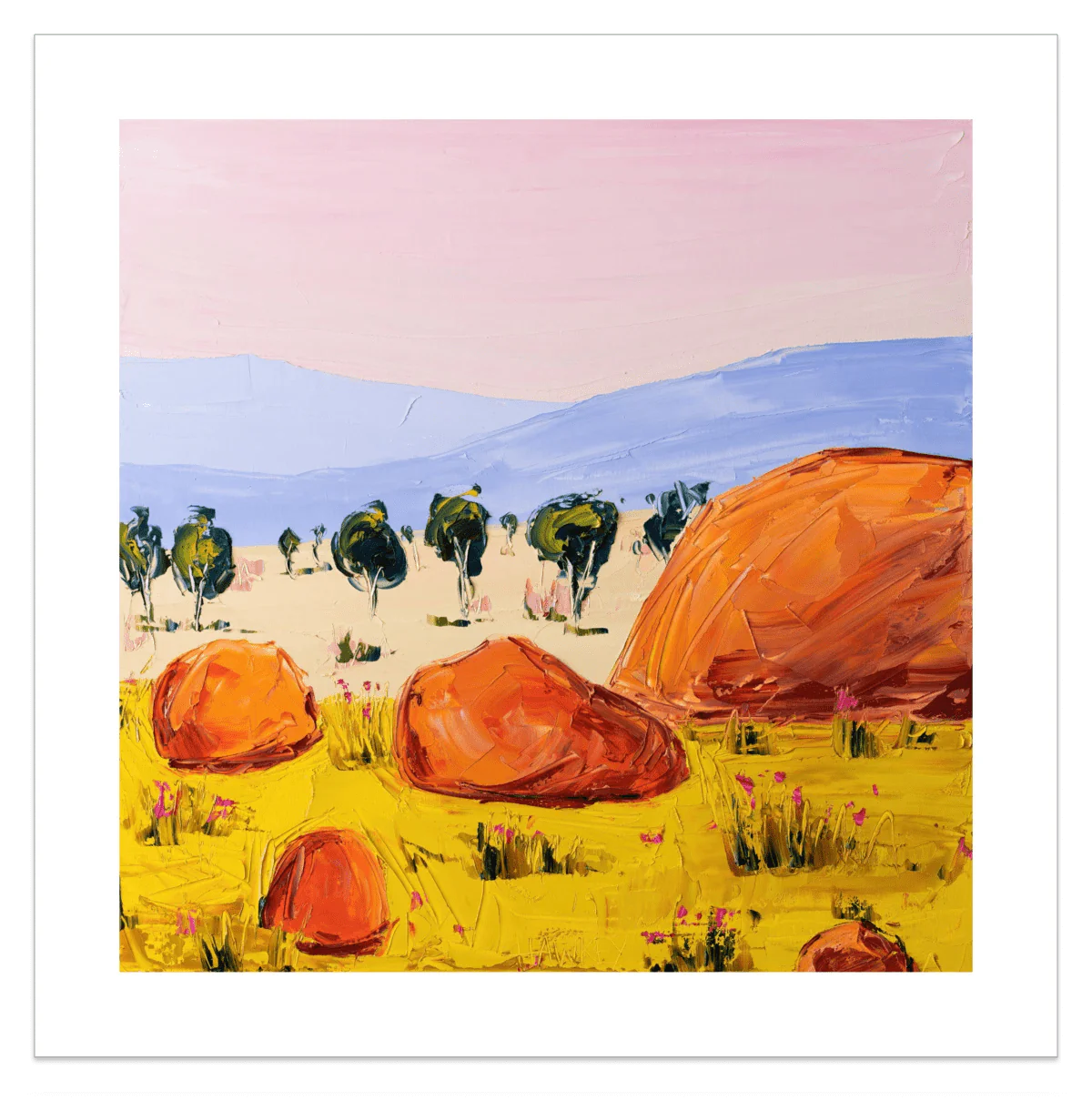 Outback Marbles - Fine Art Print - Gold Coast Gallery Of ArtAngela Hawkey