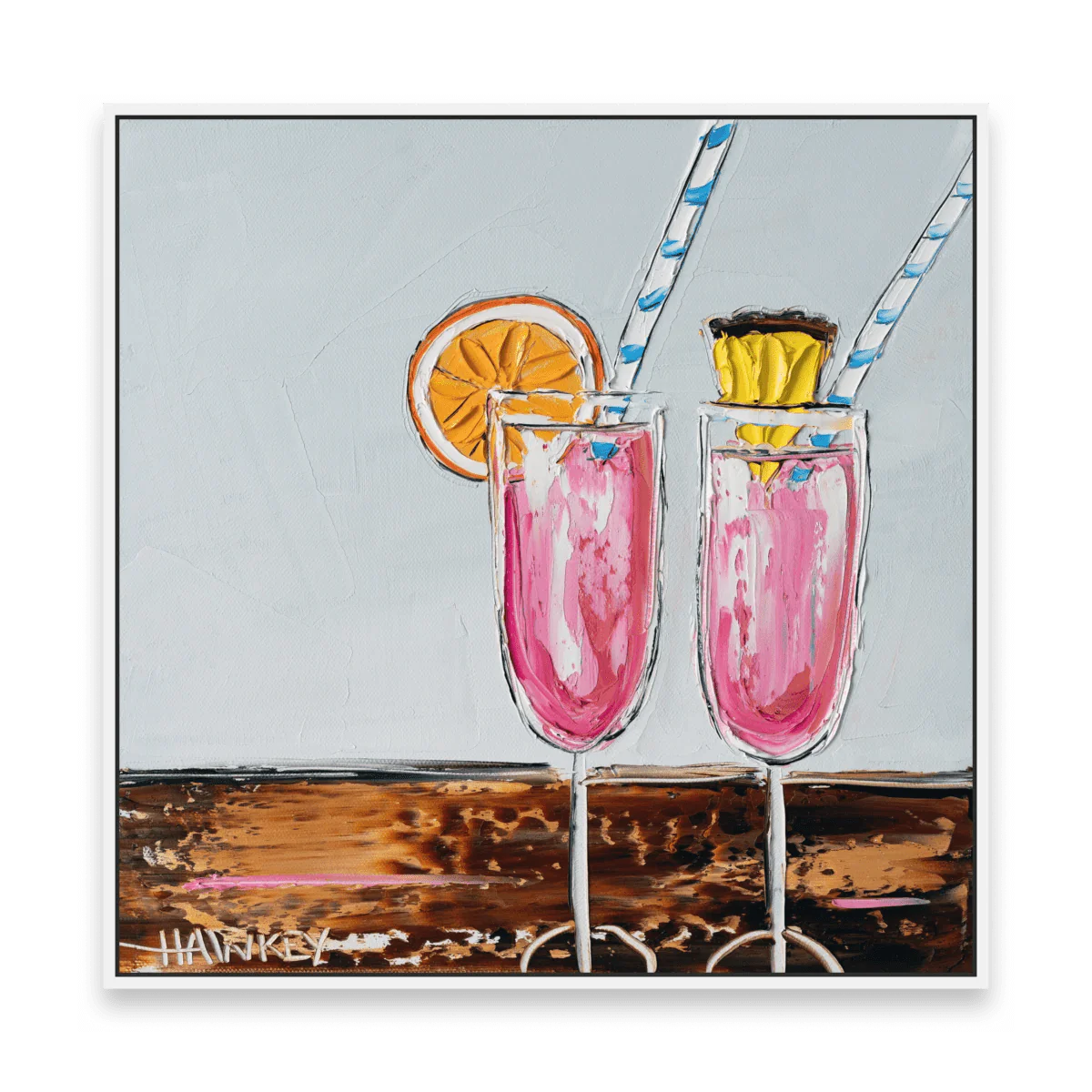 Pink Fizz 6 - Fine Art Print - Gold Coast Gallery Of ArtAngela Hawkey