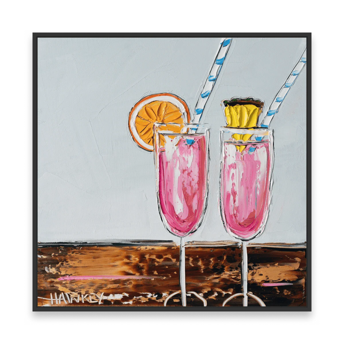 Pink Fizz 6 - Fine Art Print - Gold Coast Gallery Of ArtAngela Hawkey