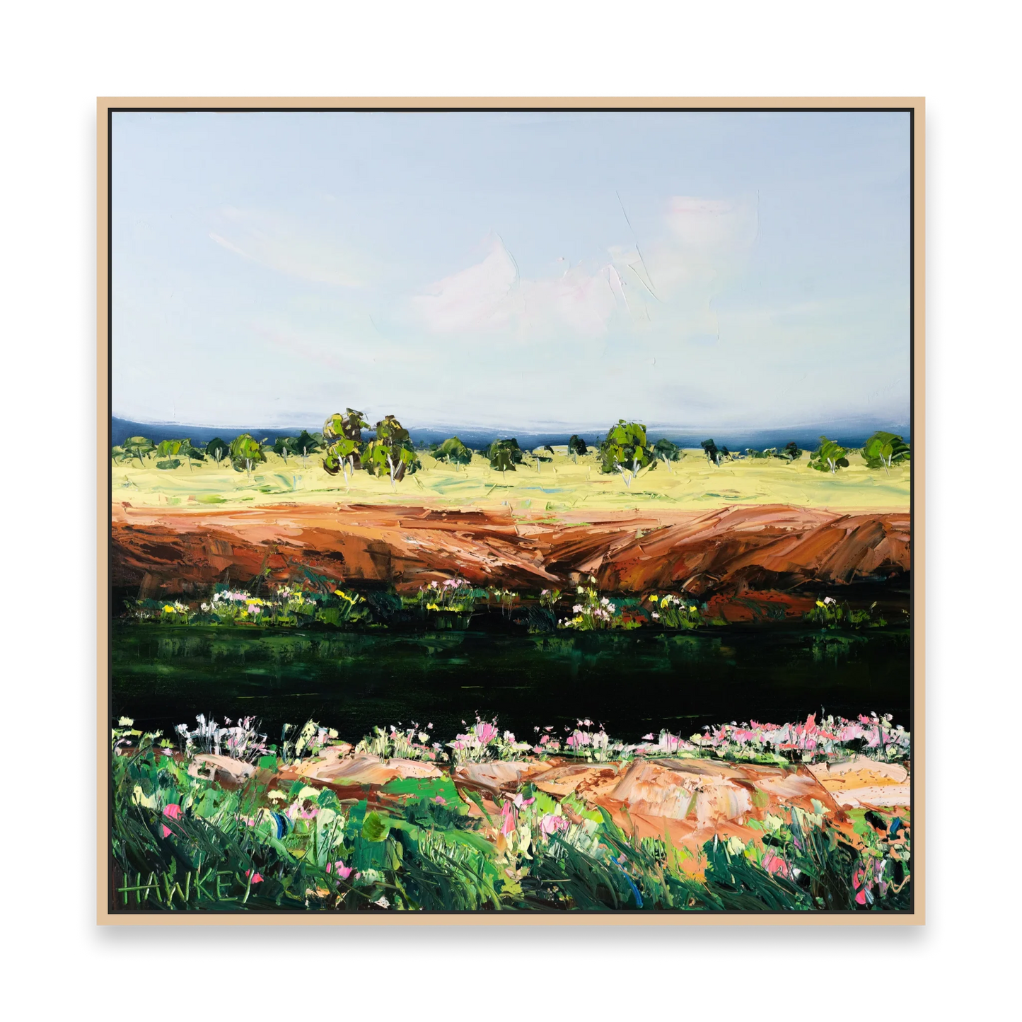 Rivers Edge - Fine Art Print - Gold Coast Gallery Of ArtAngela Hawkey