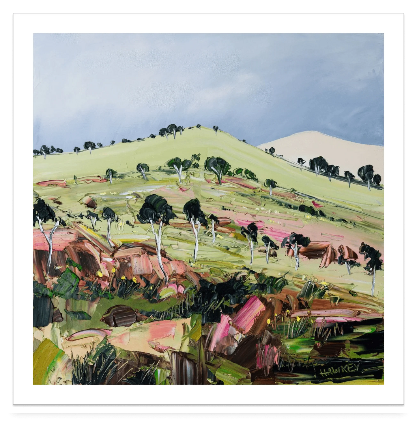Rocky Hill - Fine Art Print - Gold Coast Gallery Of ArtAngela Hawkey