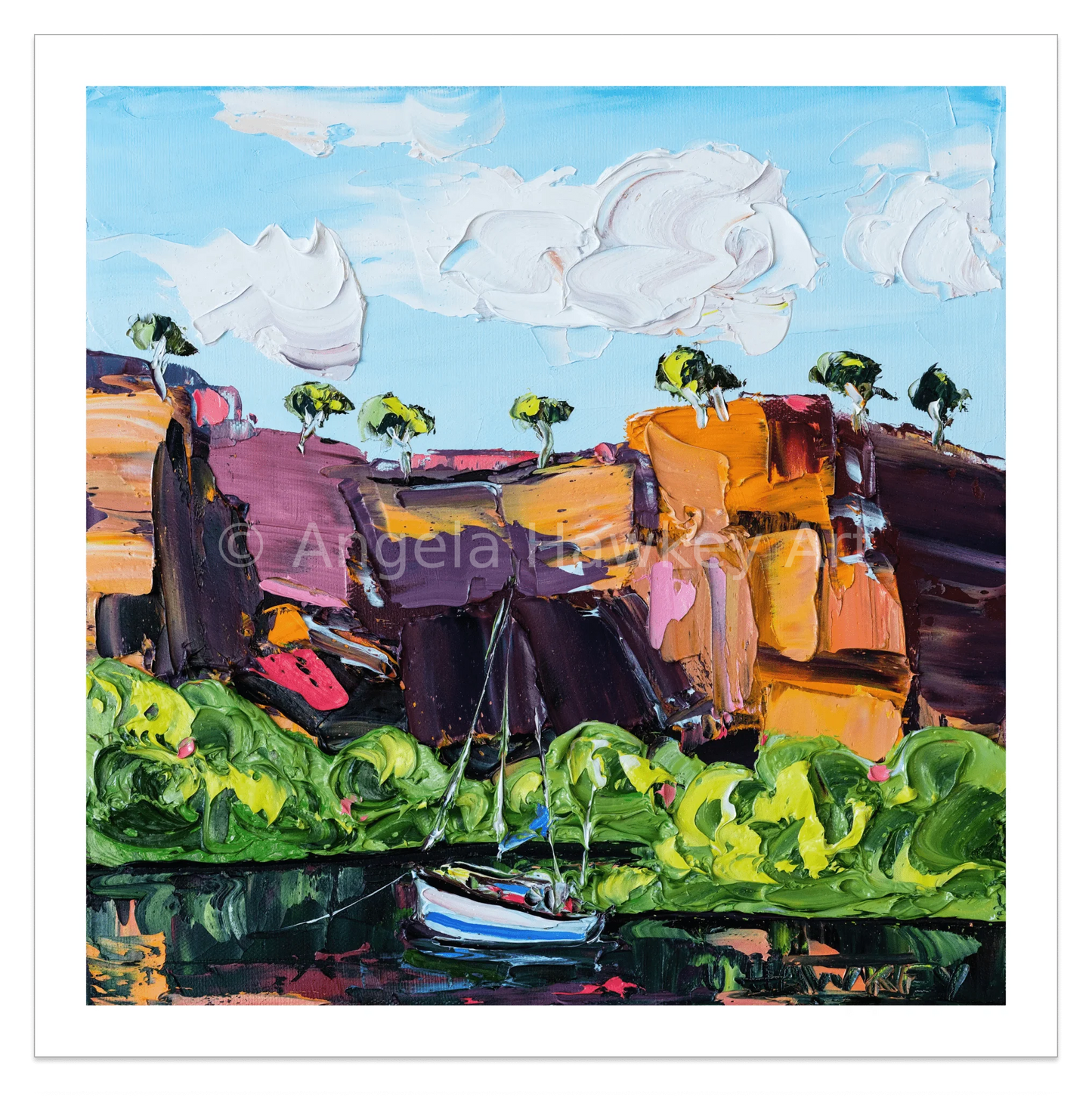 Sailing The Kimberly - Fine Art Print - Gold Coast Gallery Of ArtAngela Hawkey