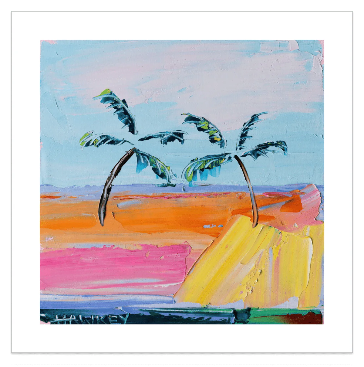 Summer Beach - Fine Art Print - Gold Coast Gallery Of ArtAngela Hawkey