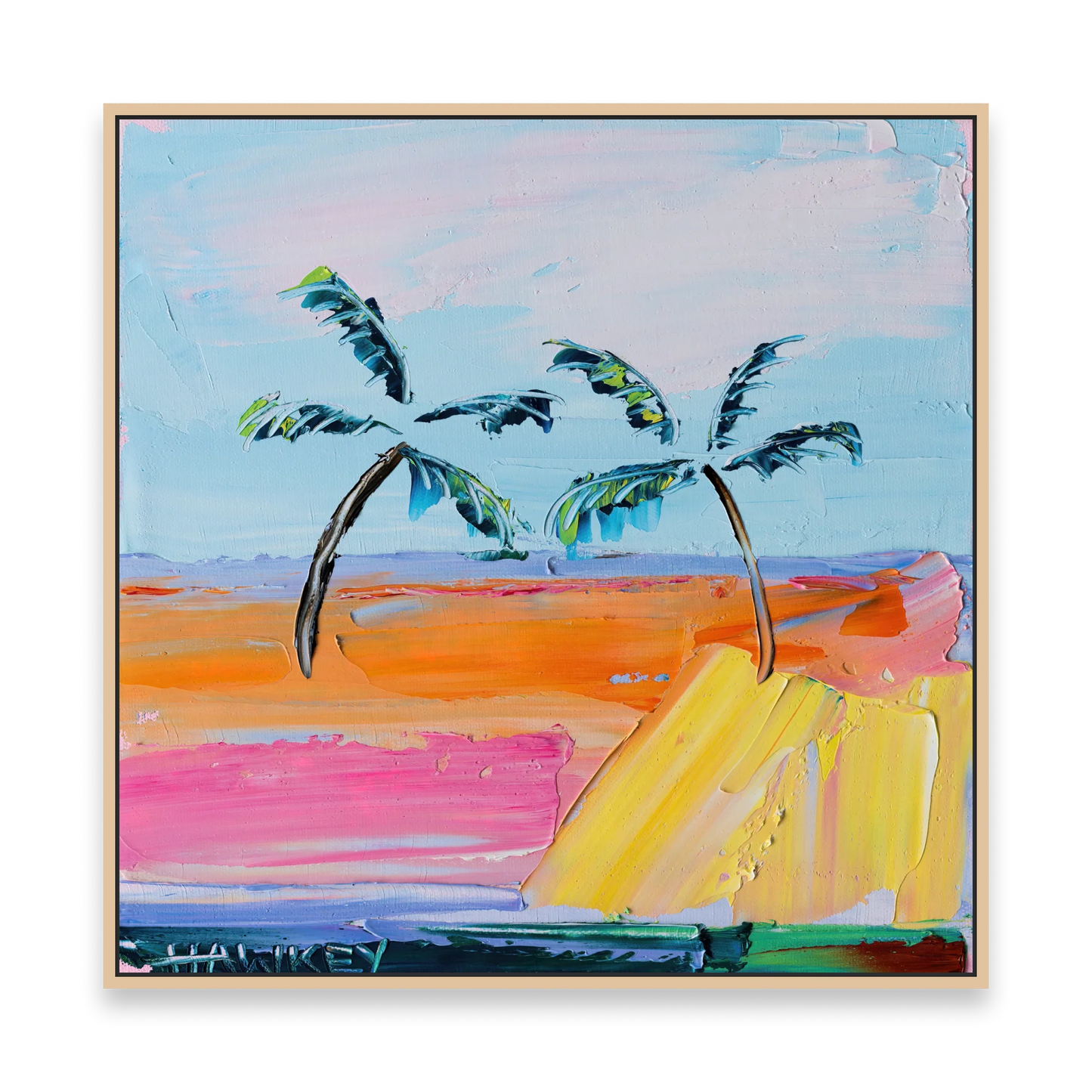 Summer Beach - Fine Art Print - Gold Coast Gallery Of ArtAngela Hawkey
