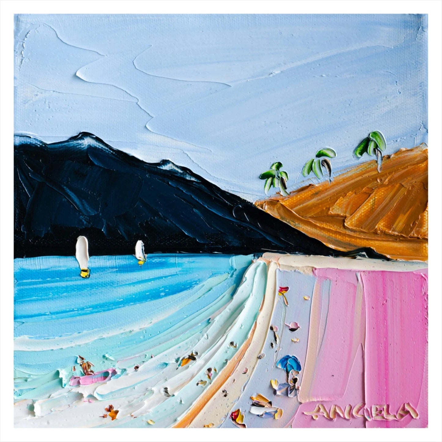 When The Vibe Is Right - Fine Art Print - Gold Coast Gallery Of ArtAngela Hawkey