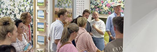 Happy Collectors at the Brisbane Affordable Art Fair