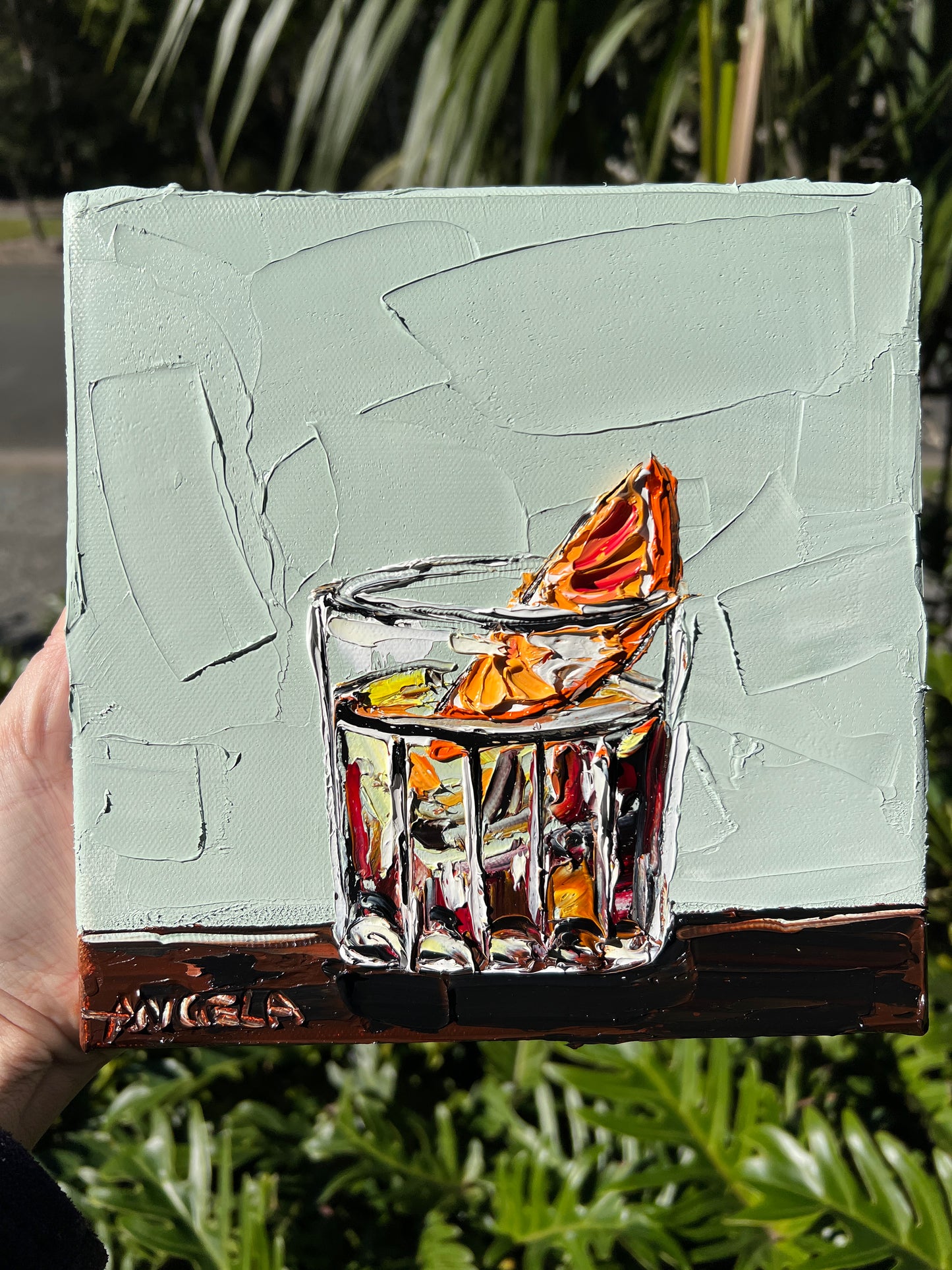 Negroni And Orange