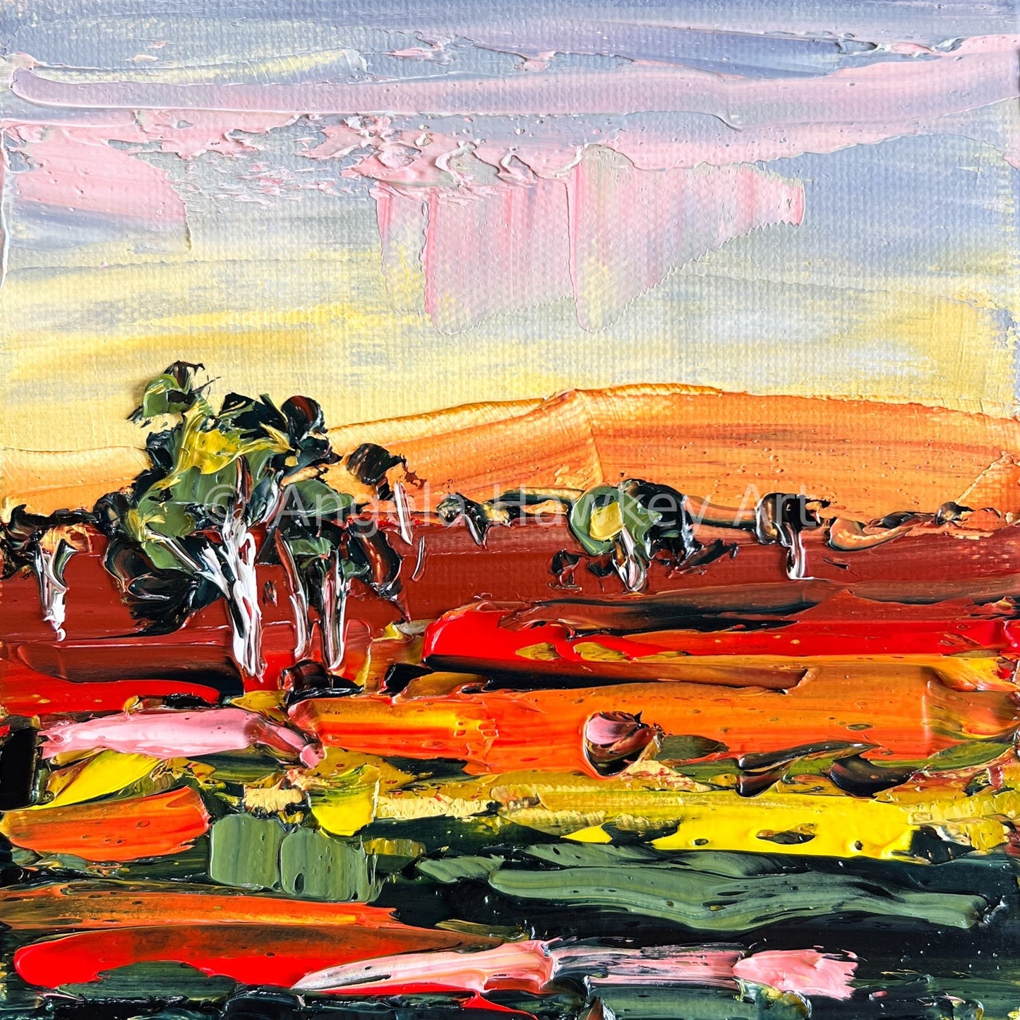 Pink Clouds Falling - Mini