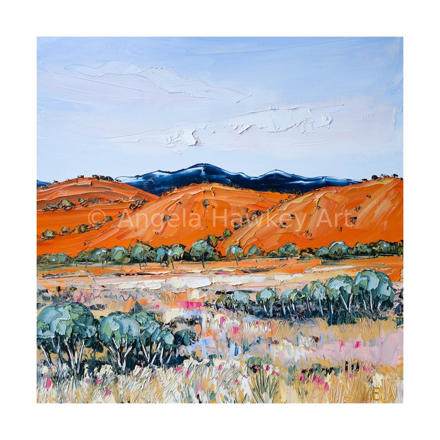 Golden Hills Calm - Fine Art Print