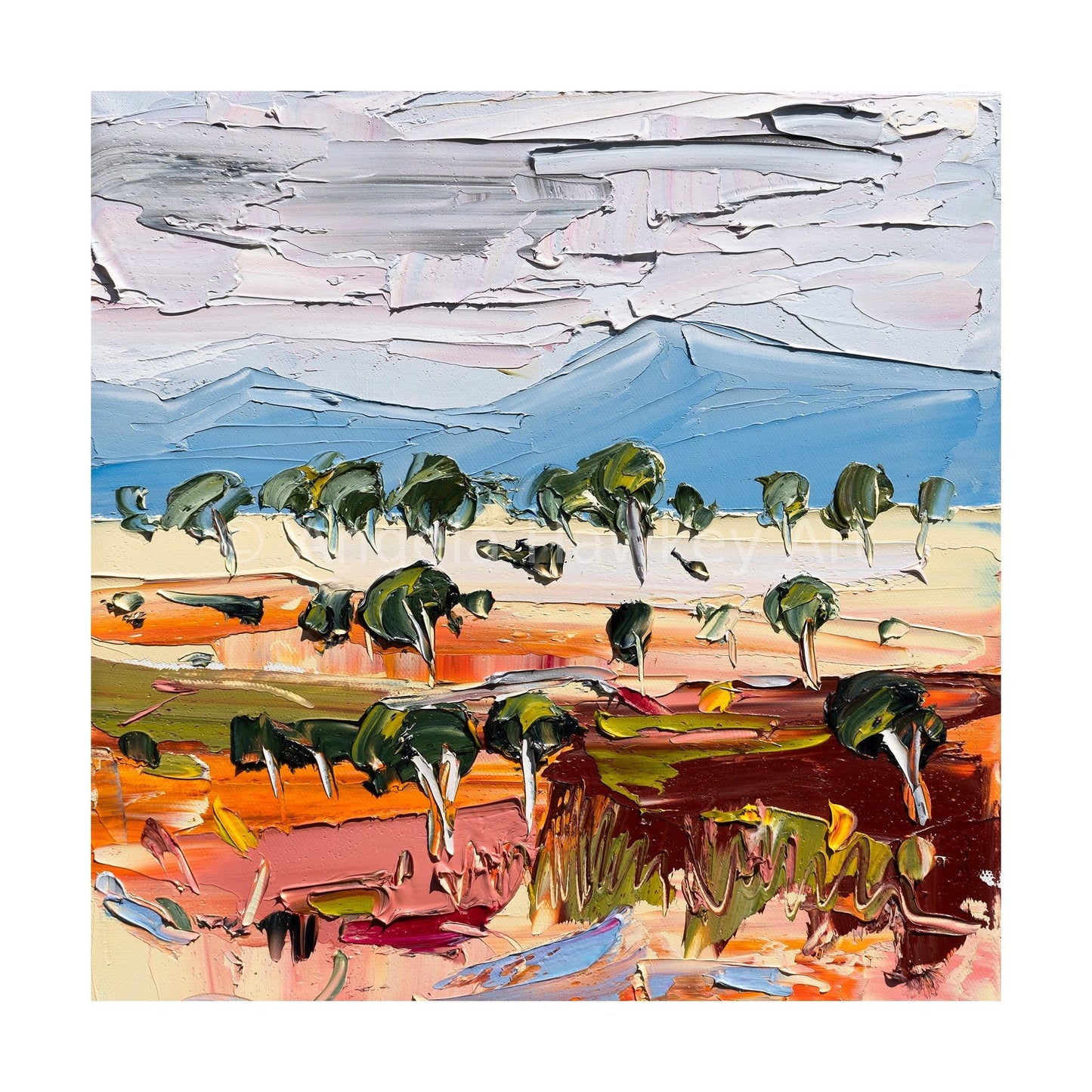 Ochre Plains - Fine Art Print