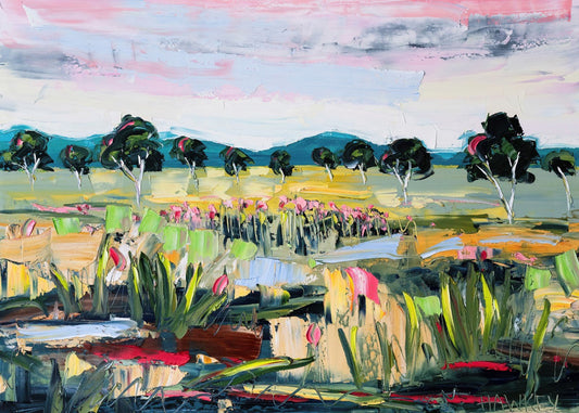 A Shared Land 2 - Fine Art Print - Gold Coast Gallery Of ArtAngela Hawkey