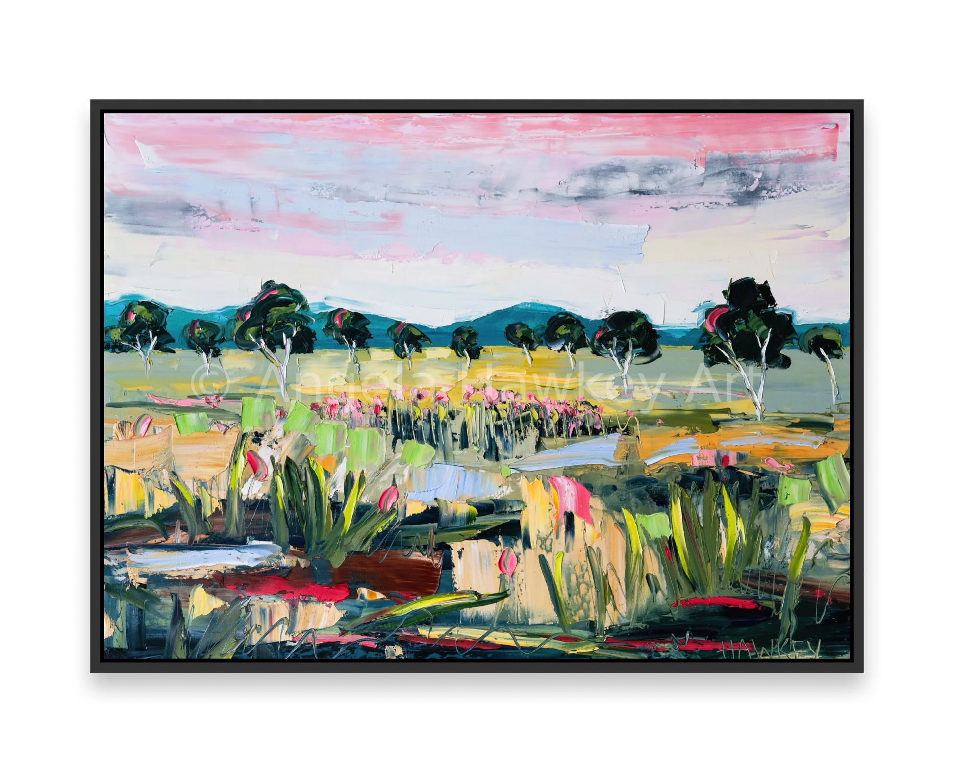 A Shared Land 2 - Fine Art Print - Gold Coast Gallery Of ArtAngela Hawkey