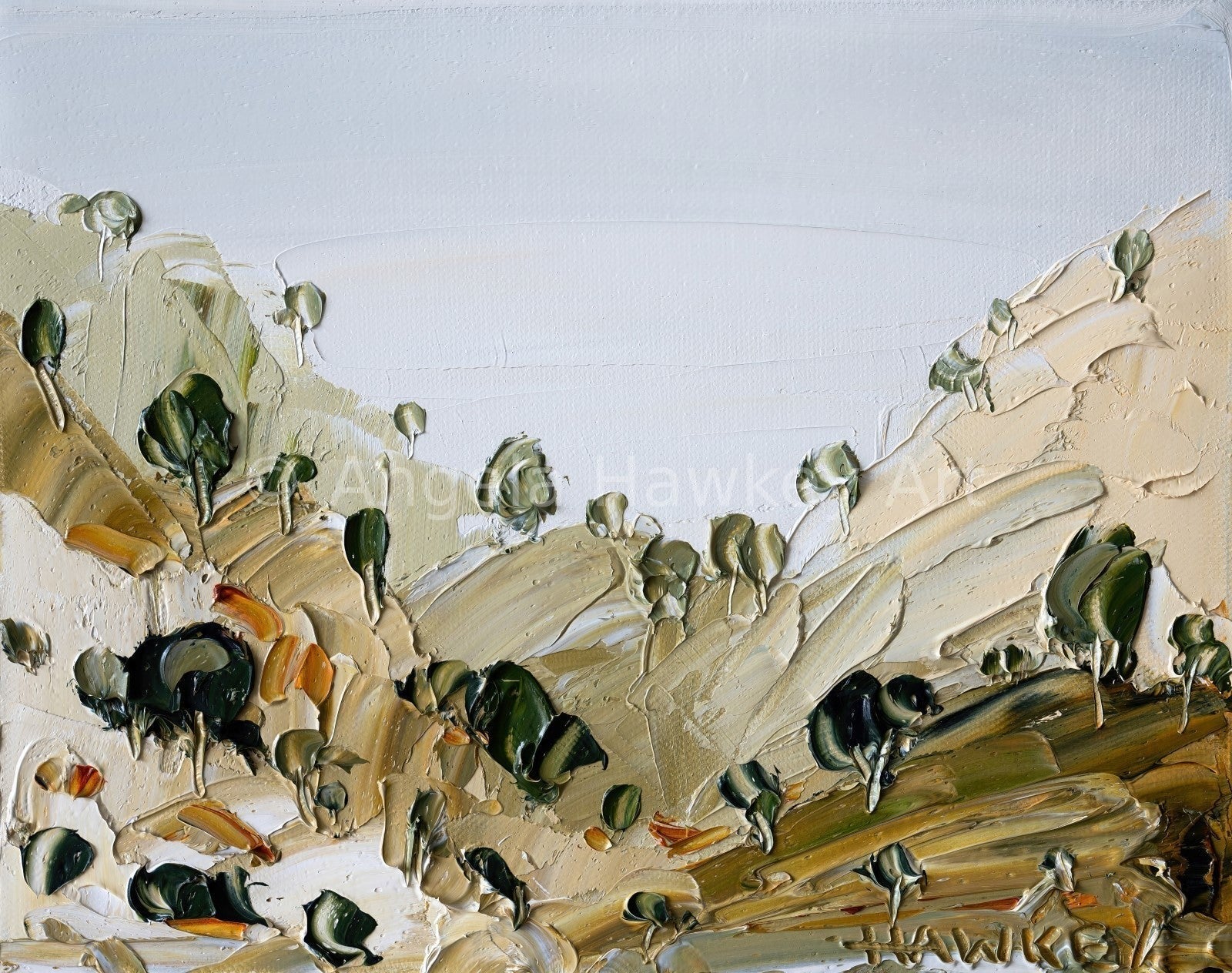 All The Greens - Fine Art Print - Gold Coast Gallery Of ArtAngela Hawkey