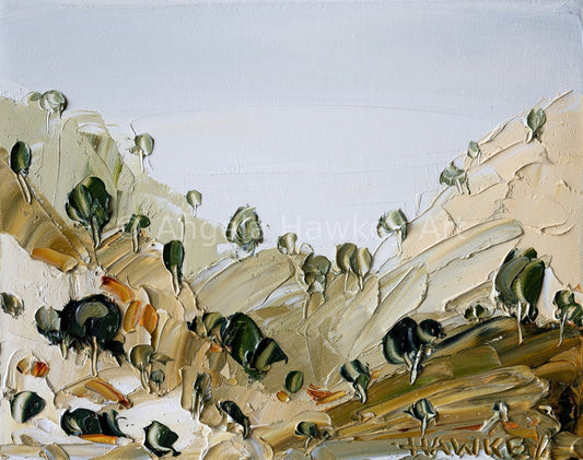 All The Greens - Fine Art Print - Gold Coast Gallery Of ArtAngela Hawkey