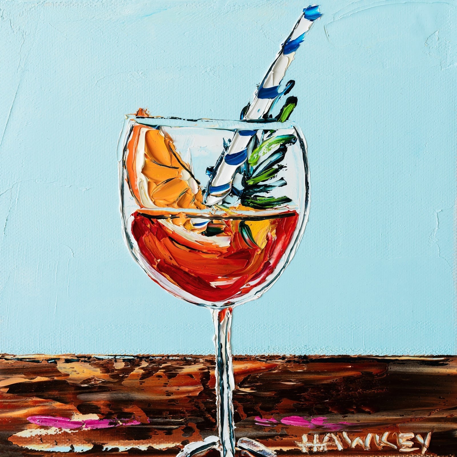Aperol Spritz 10 - Fine Art Print - Gold Coast Gallery Of ArtAngela Hawkey