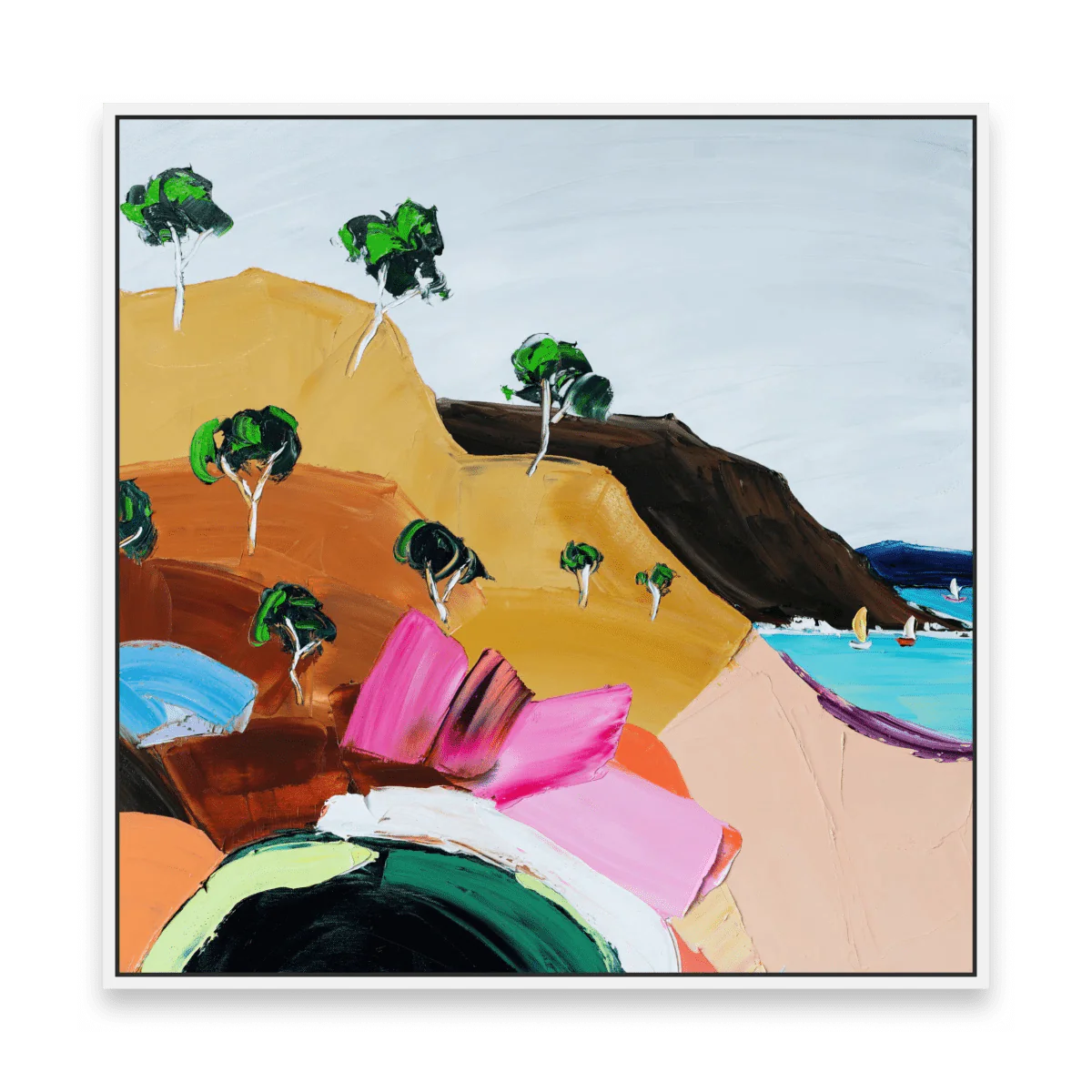 Around The Bay 2 - Fine Art Print - Gold Coast Gallery Of ArtAngela Hawkey