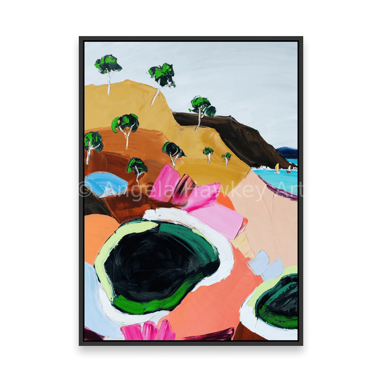 Around The Bay - Fine Art Print - Gold Coast Gallery Of ArtAngela Hawkey