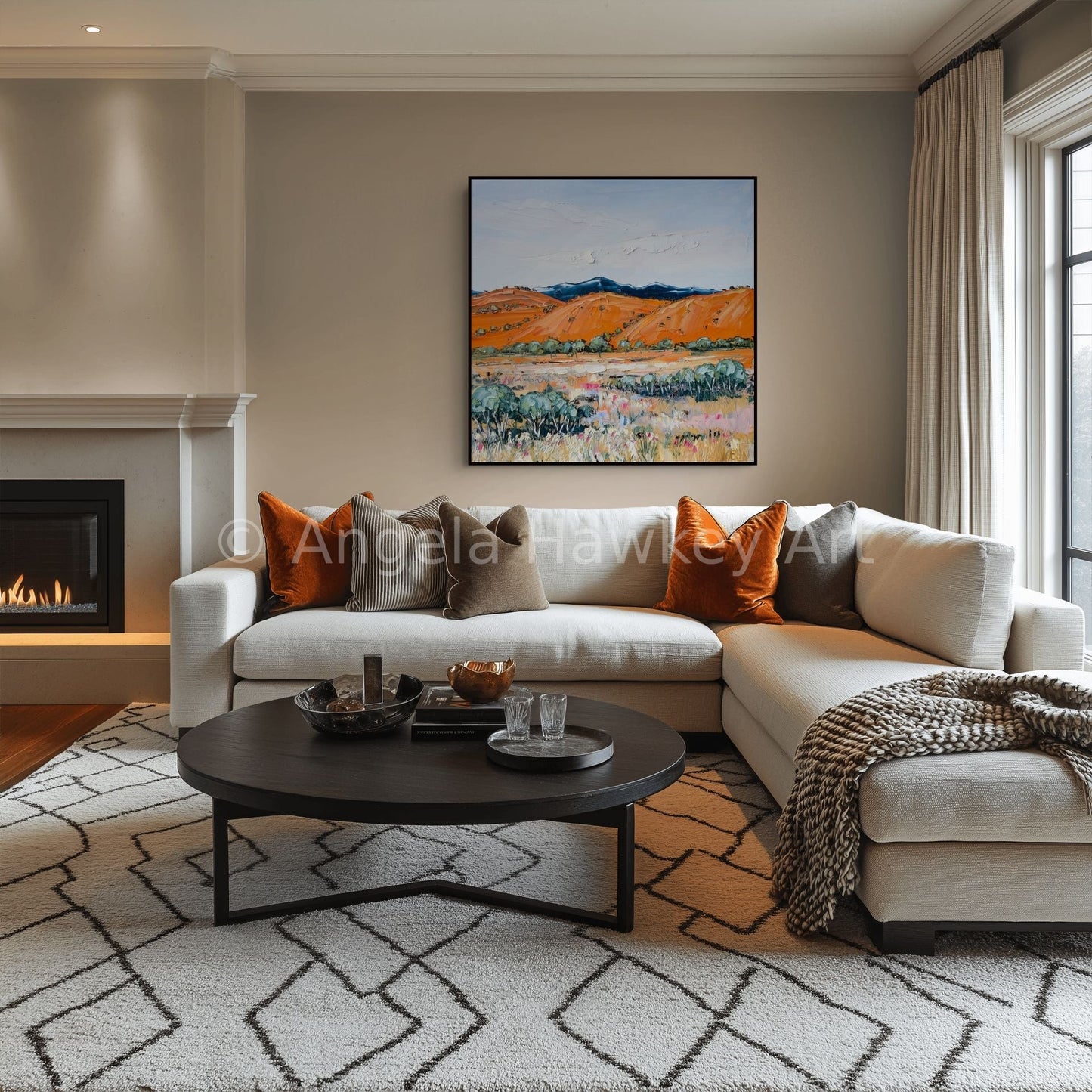 Golden Hills Calm - Fine Art Print