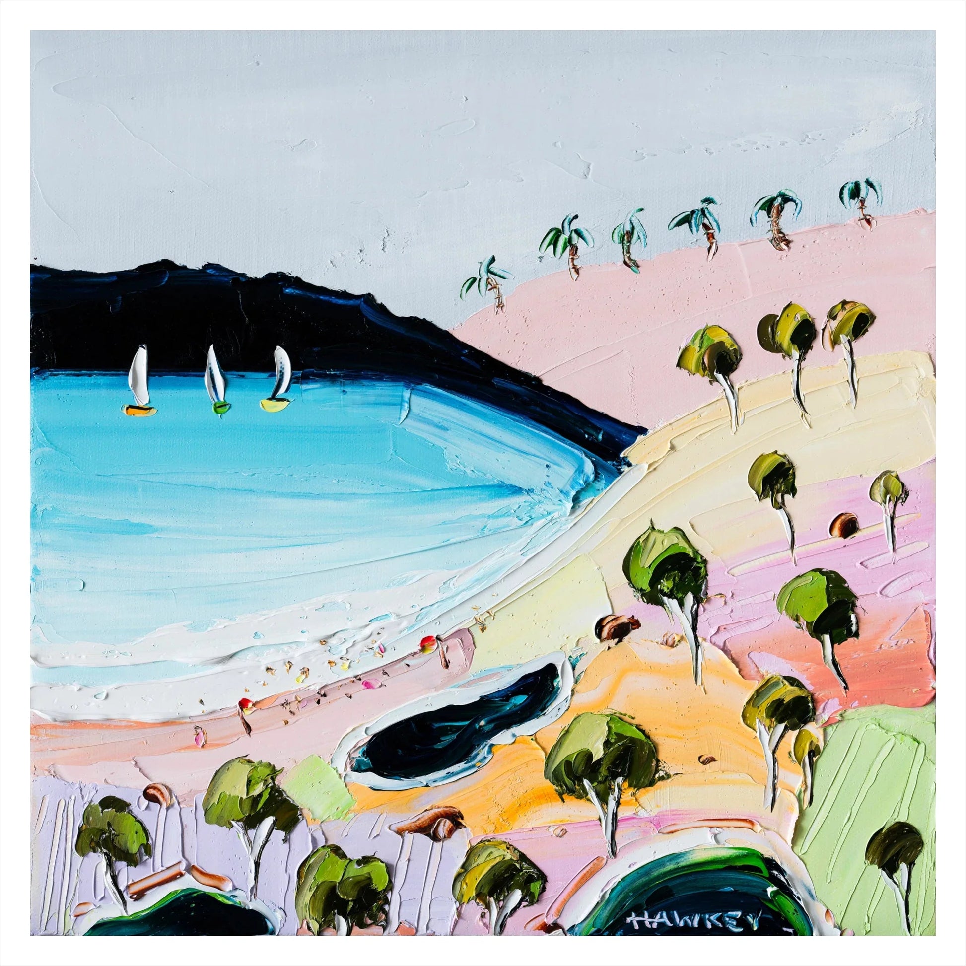 Beachlands 11 - Fine Art Print - Gold Coast Gallery Of ArtAngela Hawkey