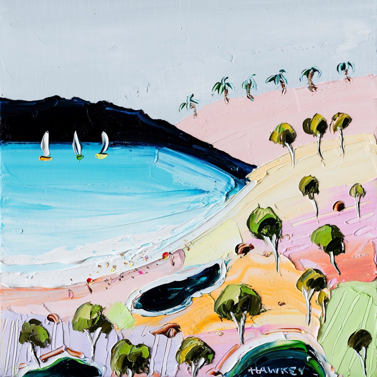 Beachlands 11 - Fine Art Print - Gold Coast Gallery Of ArtAngela Hawkey