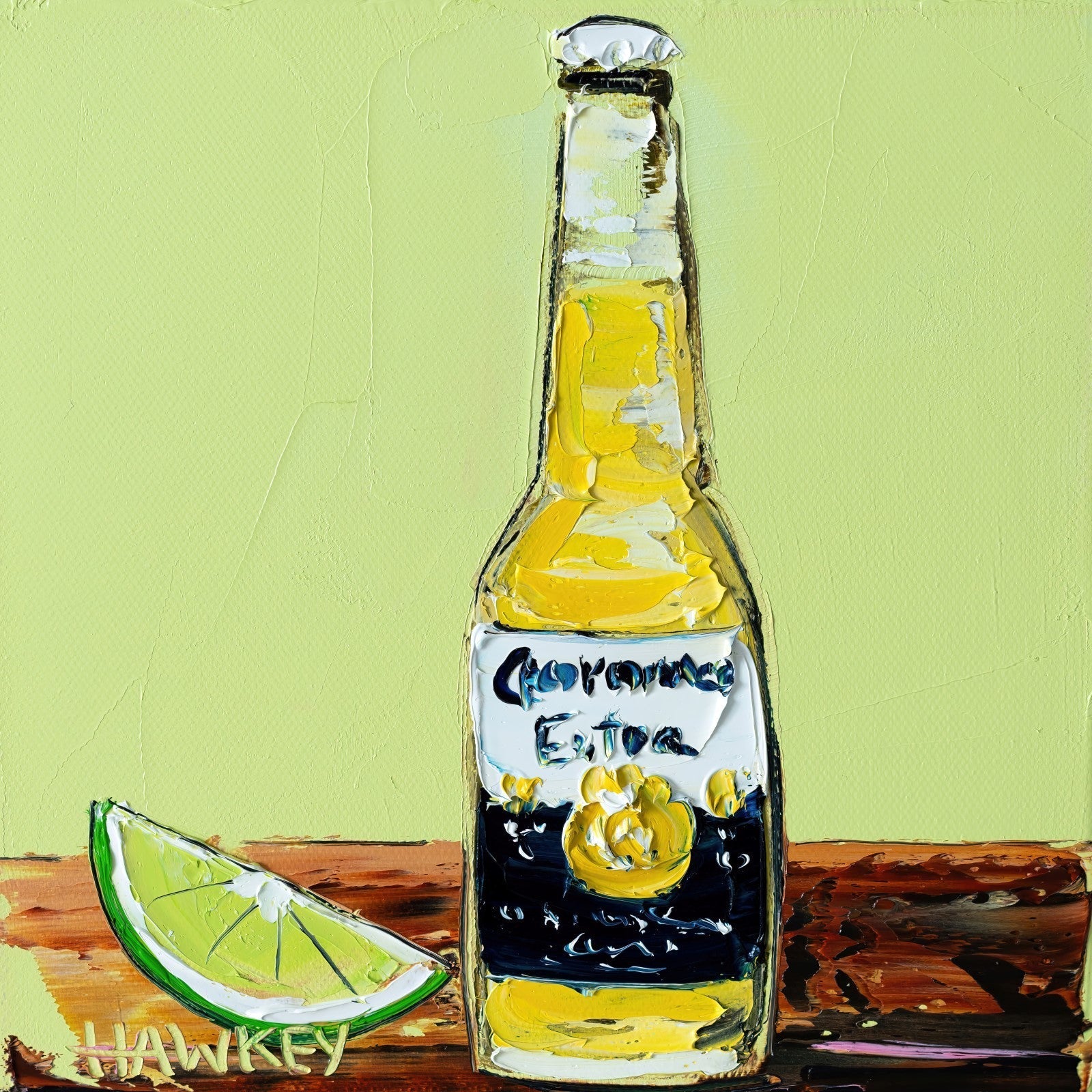 Beer And Lime - Fine Art Print - Gold Coast Gallery Of ArtAngela Hawkey