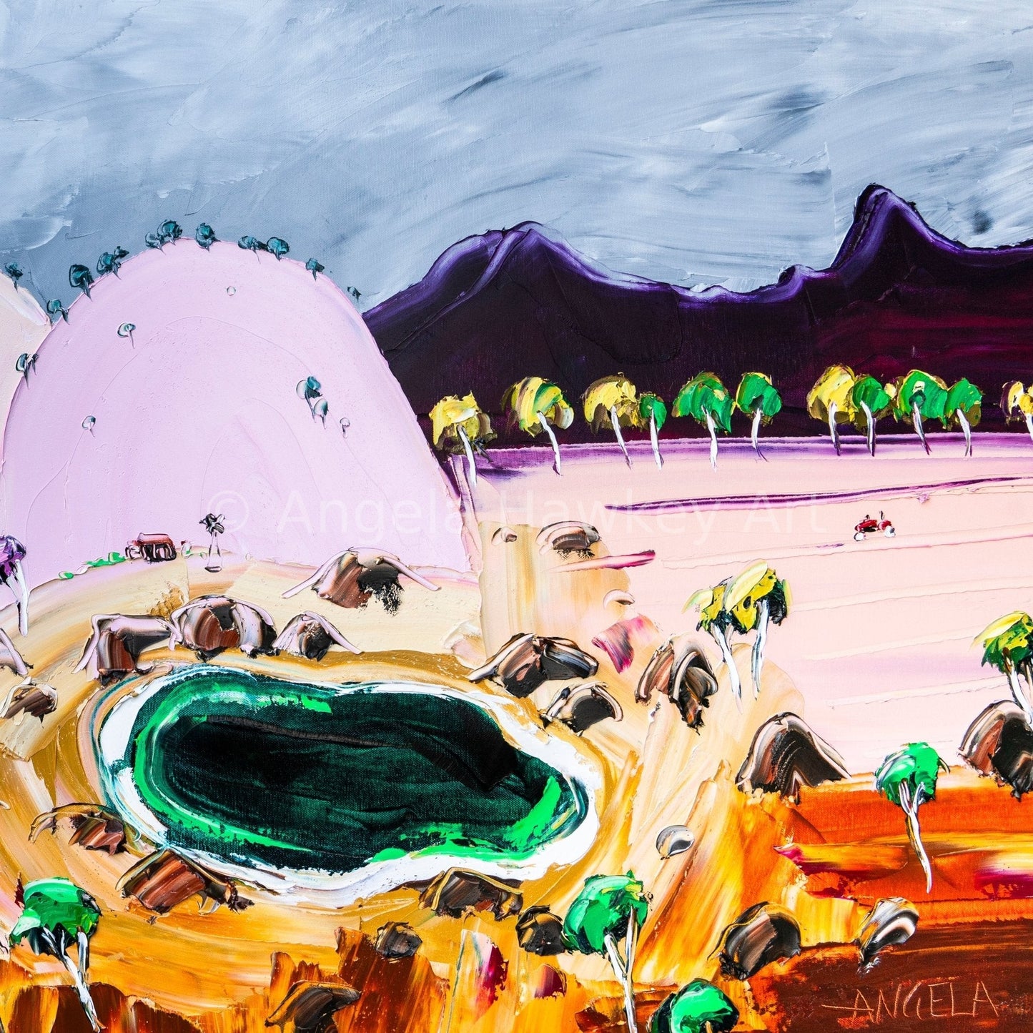 Bigger Than The Sky - Fine Art Print - Gold Coast Gallery Of ArtAngela Hawkey