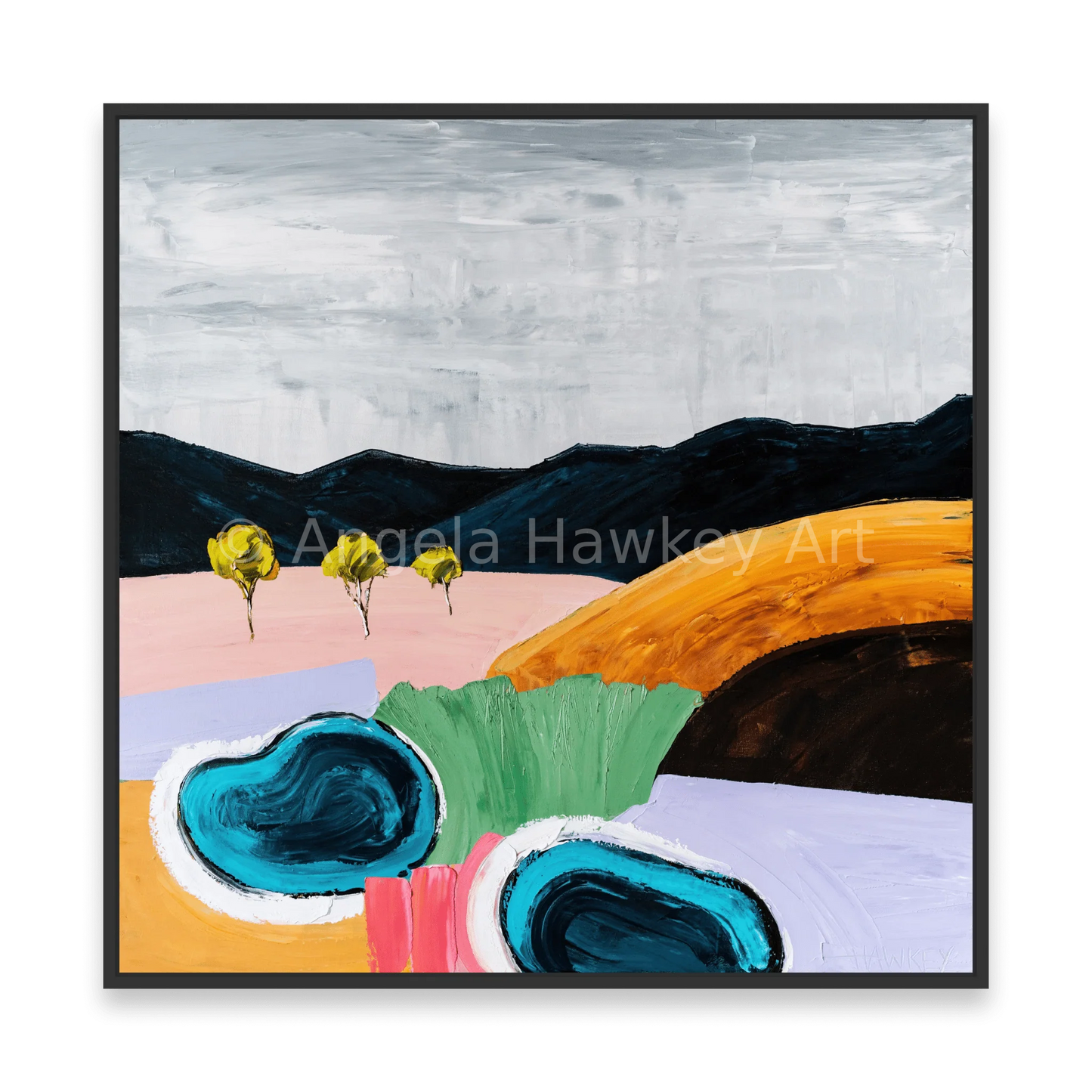 Blue Eyes - Fine Art Print - Gold Coast Gallery Of ArtAngela Hawkey