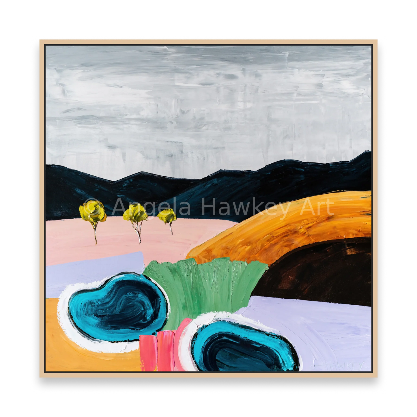 Blue Eyes - Fine Art Print - Gold Coast Gallery Of ArtAngela Hawkey