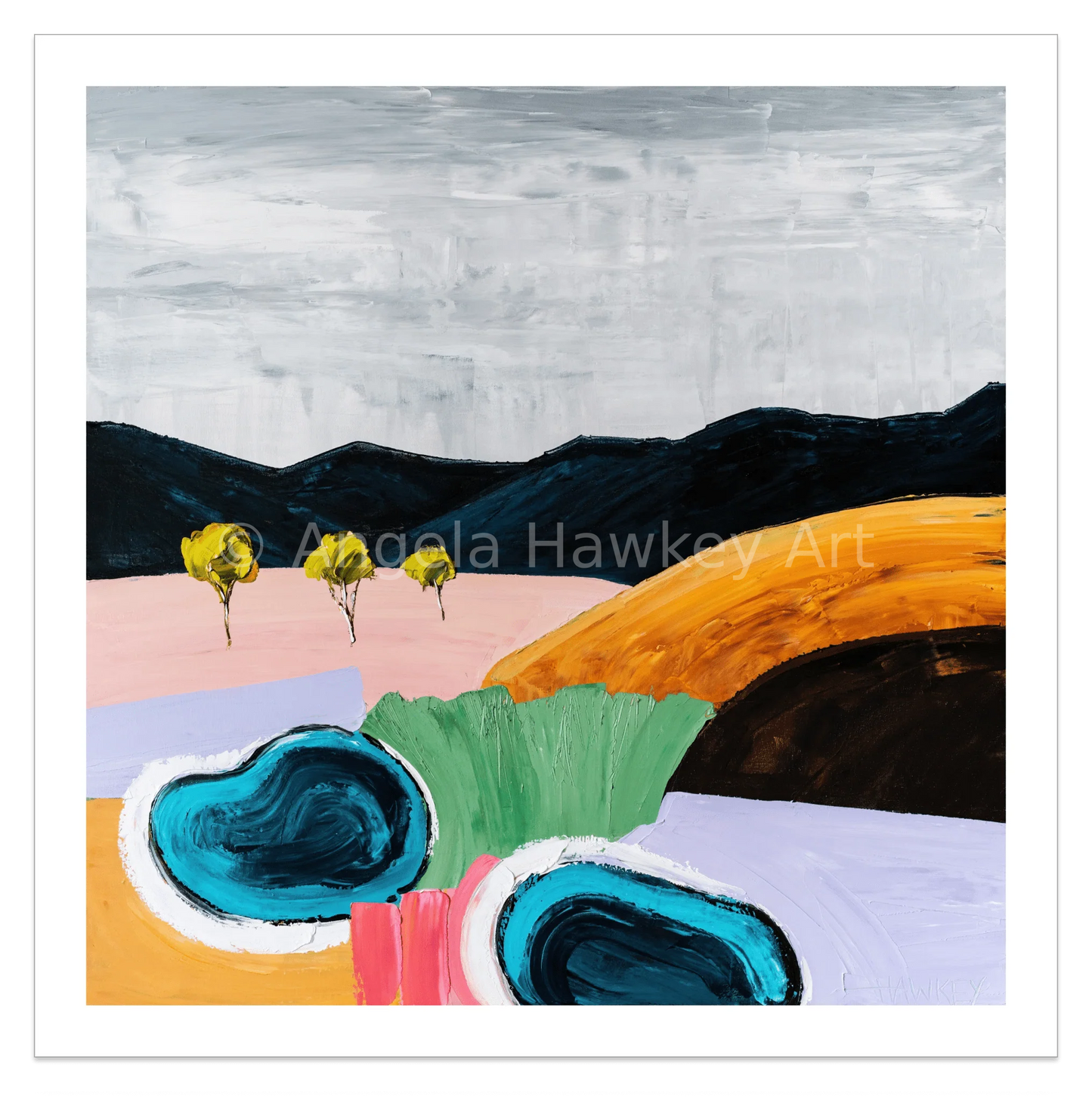 Blue Eyes - Fine Art Print - Gold Coast Gallery Of ArtAngela Hawkey