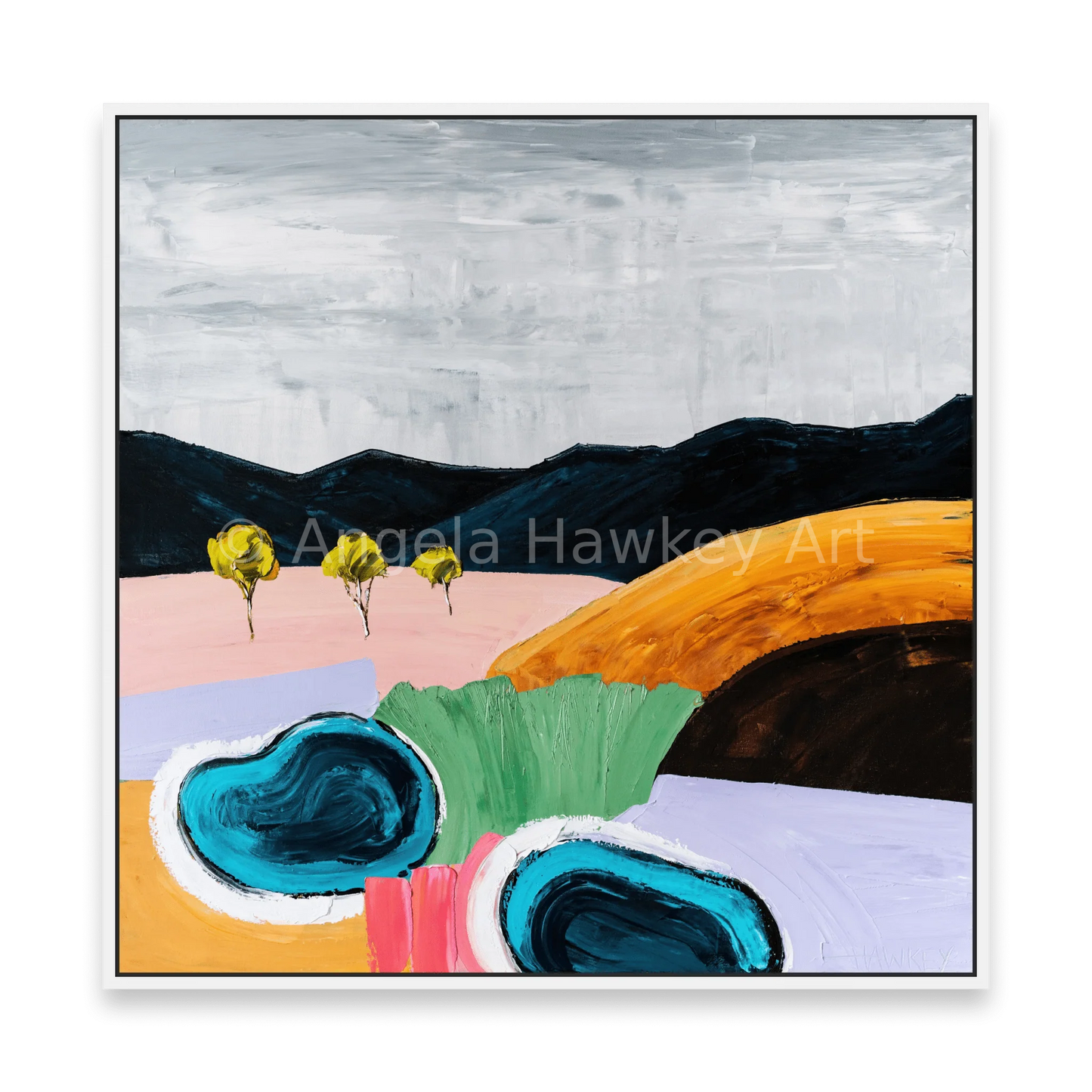 Blue Eyes - Fine Art Print - Gold Coast Gallery Of ArtAngela Hawkey