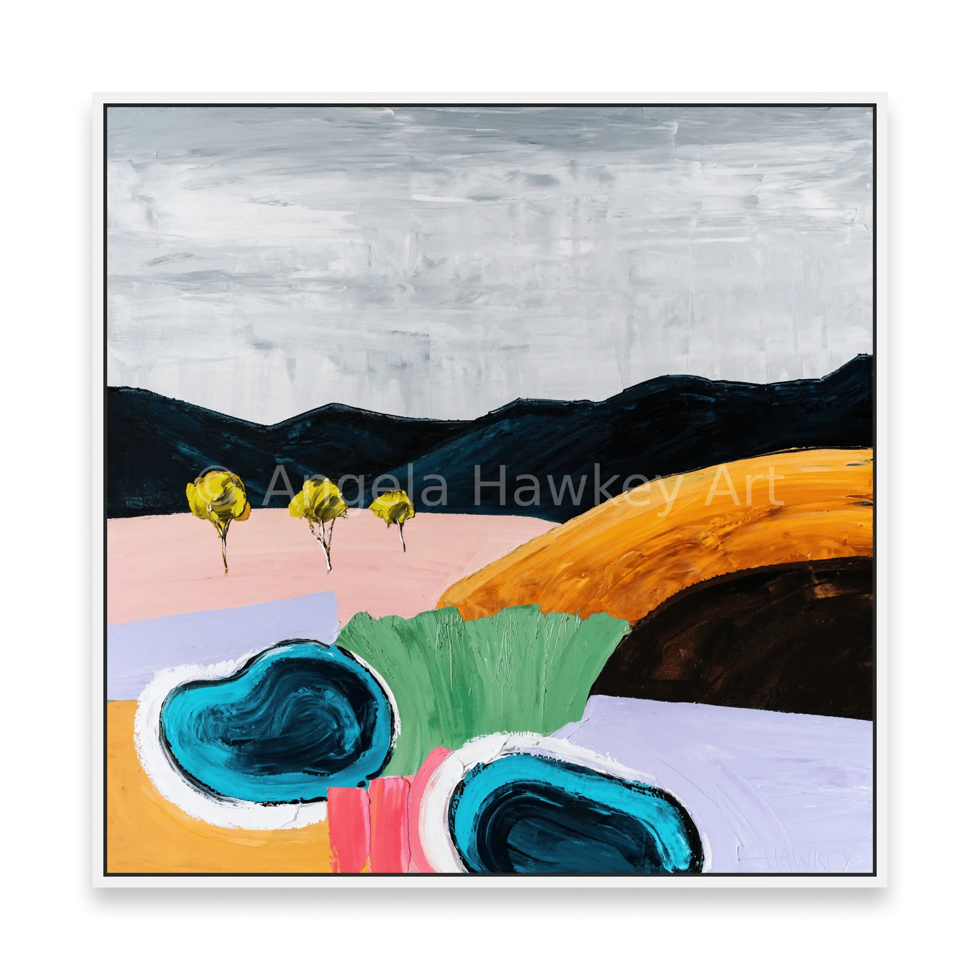Blue Eyes - Fine Art Print - Gold Coast Gallery Of ArtAngela Hawkey