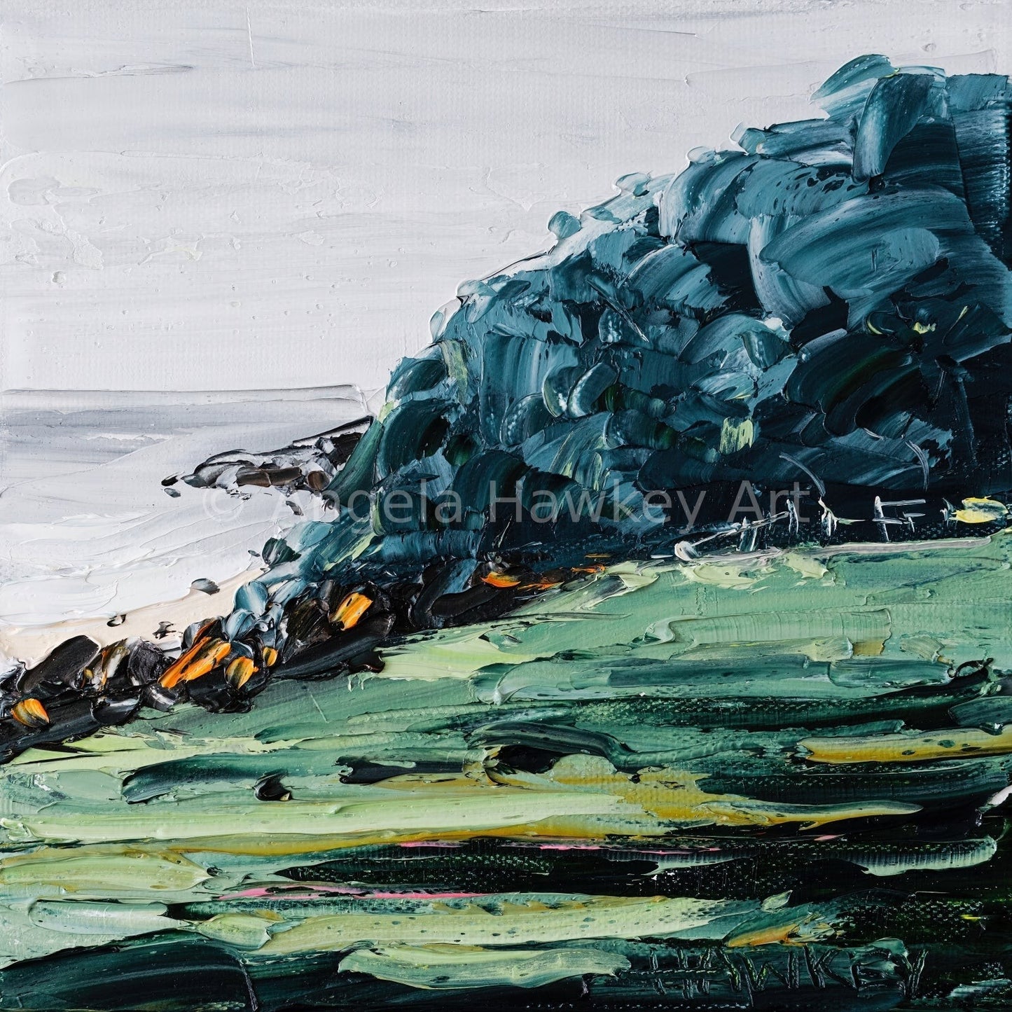 Burleigh Hill 2 - Fine Art Print - Gold Coast Gallery Of ArtAngela Hawkey