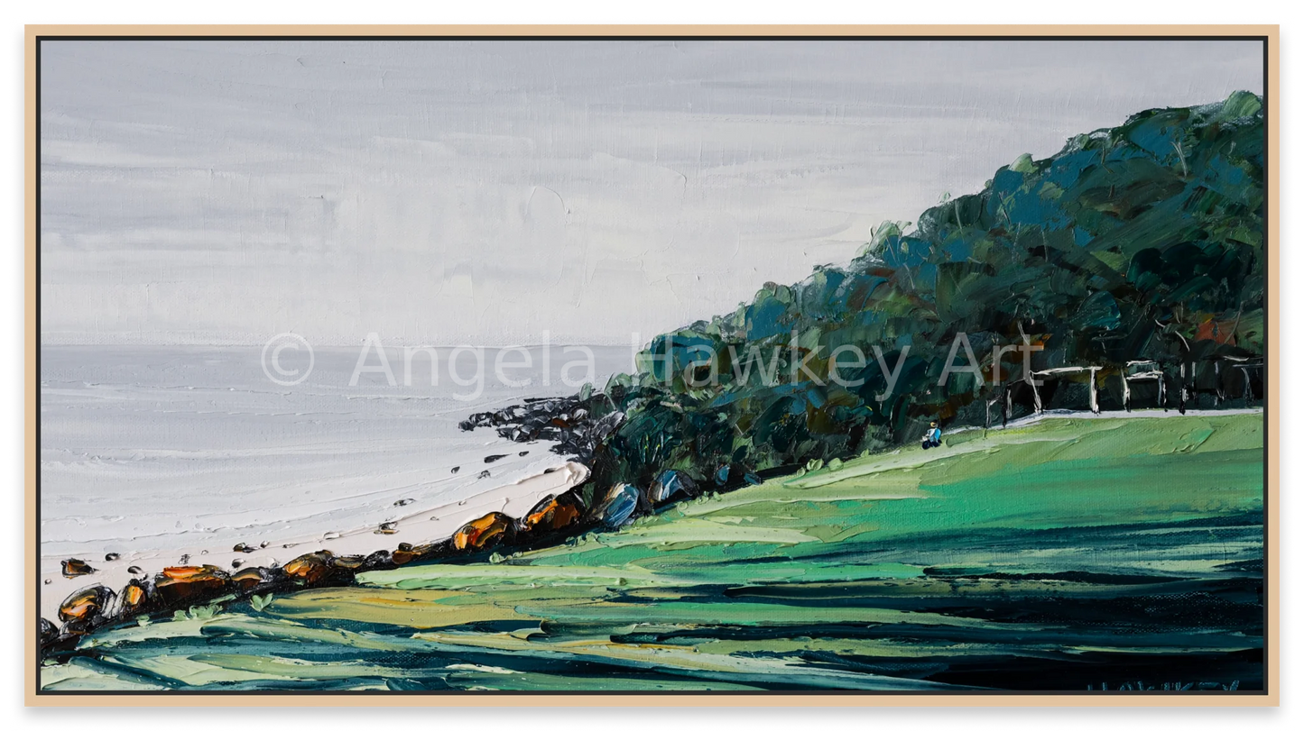 Burleigh Hill - Fine Art Print - Gold Coast Gallery Of ArtAngela Hawkey