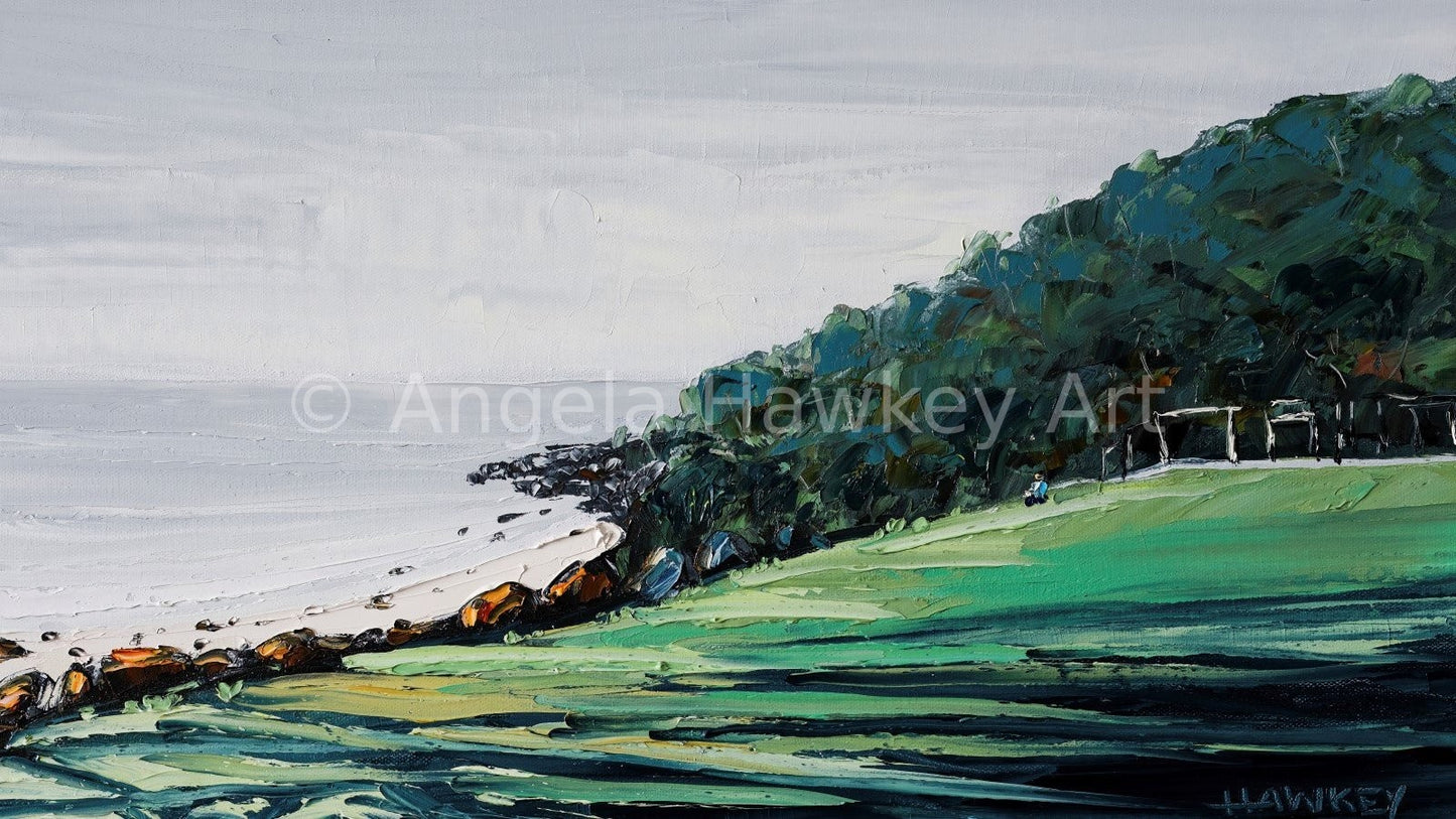 Burleigh Hill - Fine Art Print - Gold Coast Gallery Of ArtAngela Hawkey