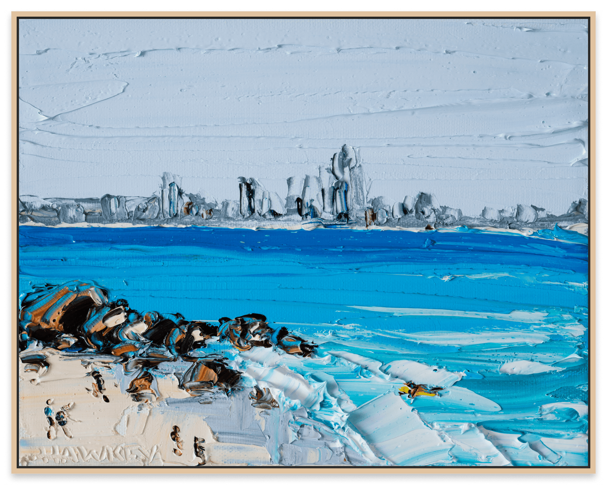 Burleigh View - Fine Art Print - Gold Coast Gallery Of ArtAngela Hawkey